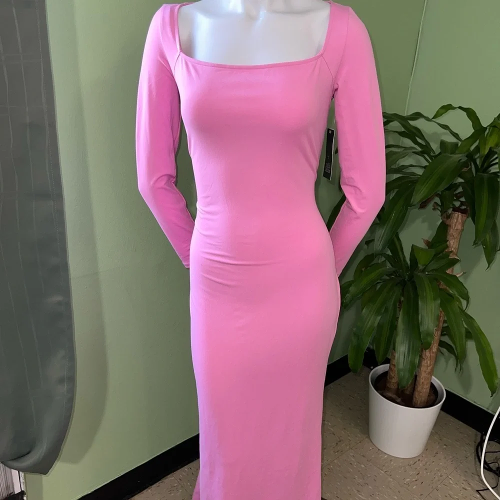 wild fable pink dress Women's Mini Wrap Dress